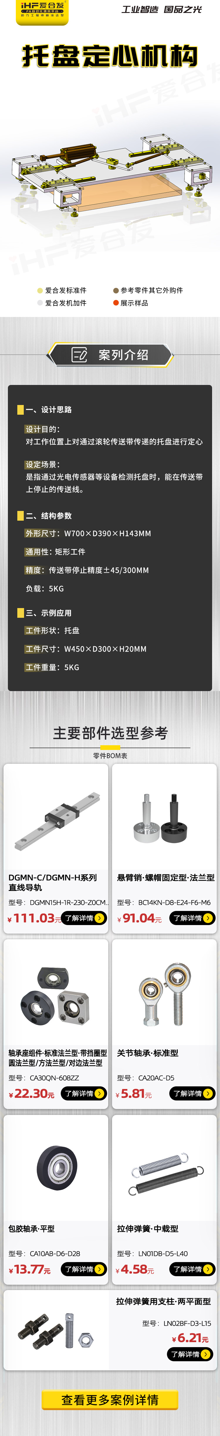 愛(ài)合發(fā)：案例介紹——托盤(pán)定心機(jī)構(gòu)！